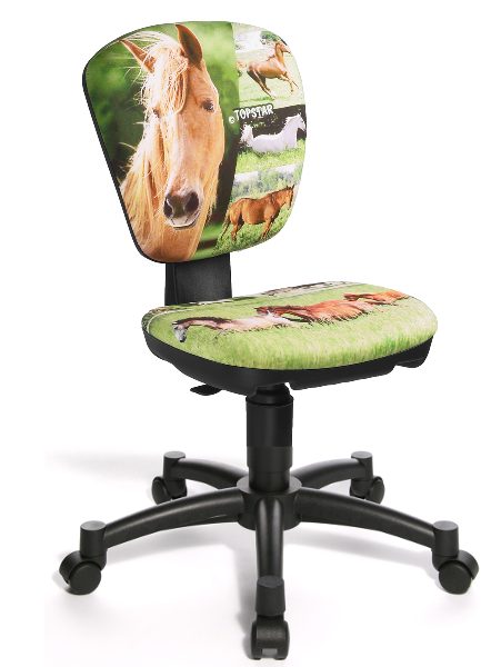 Topstar Kinder Drehstuhl Bürostuhl Jet Motiv Pferd Horse | eBay